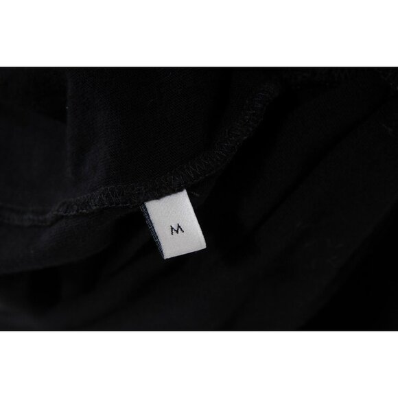 Gucci Mens Embroidered Leopard Logo T Shirt Medium Black Cotton Short Sleeve - Picture 10 of 11